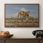 On the Banks of the Nile, Upper Egypt, 1876 - Floater Framed Canvas Print