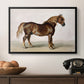 A Cart-Horse - Floater Framed Canvas Print
