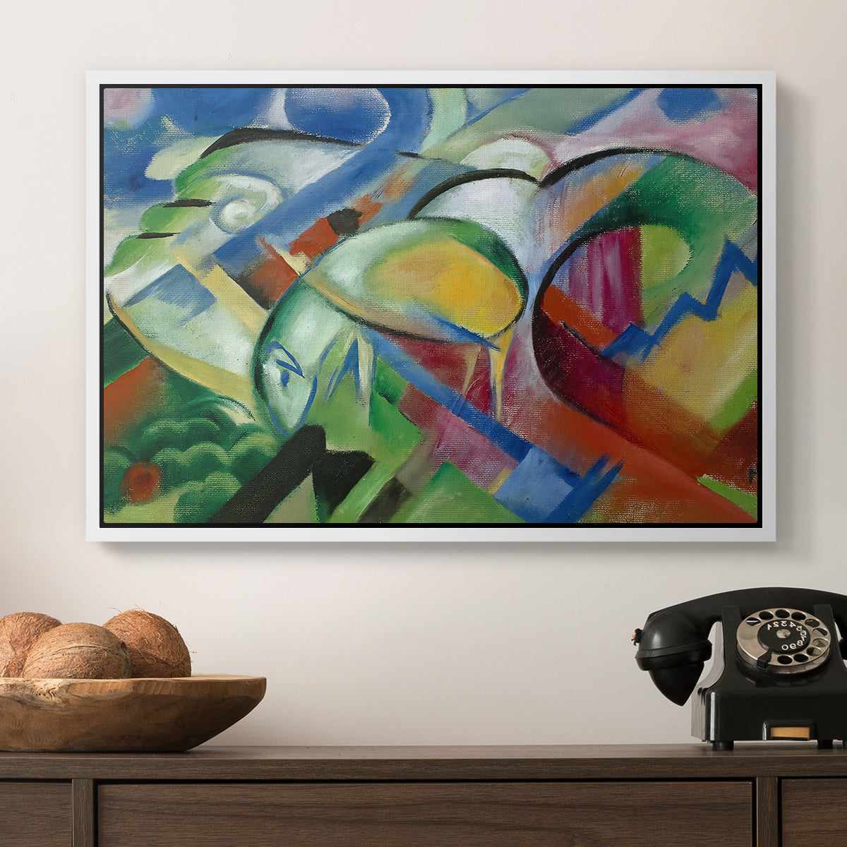 The Sheep, c. 1913-1914 - Floater Framed Canvas Print