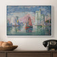 Entrance to the Port of La Rochelle, 1921 - Floater Framed Canvas Print