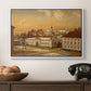 The Riding School at Akershus Castle, 1846 - Floater Framed Canvas Print