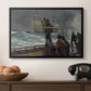 The Signal of Distress, c. 1896 - Floater Framed Canvas Print