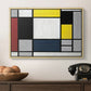 Composition with Yellow, Red, Black, Blue, and Gray, 1920 - Floater Framed Canvas Print