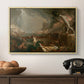 The Course of Empire: Destruction, 1836 - Floater Framed Canvas Print