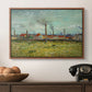 Factories at Clichy, 1887 - Floater Framed Canvas Print