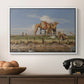 On the Banks of the Nile, Upper Egypt, 1876 - Floater Framed Canvas Print