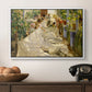 Sewing the Sail, 1896 - Floater Framed Canvas Print