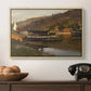 Landingsbrygge Husvik, Drøbak, 1875 - Floater Framed Canvas Print