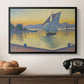 The Port at Sunset, Opus 236, Saint Tropez, 1892 - Floater Framed Canvas Print