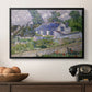 Houses in Auvers, 1890 - Floater Framed Canvas Print