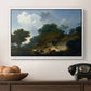 Landscape with Shepherds and Flock of Sheep, c. 1763-1765 - Floater Framed Canvas Print