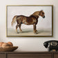 A Cart-Horse - Floater Framed Canvas Print