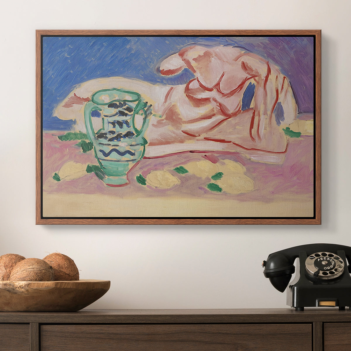 Ilyssus from the Parthenon, 1908 - Floater Framed Canvas Print
