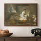 The Visit to the Nursery, c. 1775 - Floater Framed Canvas Print