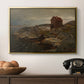 A Fisherman's Home, Lillesand, 1858 - Floater Framed Canvas Print