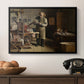 The Plate Printer, 1875 - Floater Framed Canvas Print