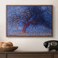 The Red Tree, 1909 - Floater Framed Canvas Print