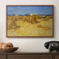 Wheat Field with Sheaves (Harvest in Provence), 1888 - Floater Framed Canvas Print
