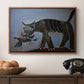 Cat Catching a Bird, 1939 - Floater Framed Canvas Print