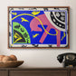 The Horse, the Rider and the Clown, from Jazz, 1947 - Floater Framed Canvas Print