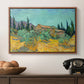 Wooden Sheds Among the Olive Trees and Cypresses, 1889 - Floater Framed Canvas Print