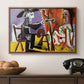 The Painter and His Model, 1963 - Floater Framed Canvas Print