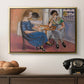 Domino Players, 1921 - Floater Framed Canvas Print