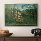 Fight Between a Tiger and a Buffalo, 1908 - Floater Framed Canvas Print