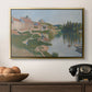 Les Andelys, Côte d'Aval, 1886 - Floater Framed Canvas Print