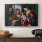 Madonna and Child with Saints Dorothy and George, c. 1516 - Floater Framed Canvas Print