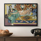 Odalisques Playing Checkers (Odalisques jouant aux dames), 1928 - Floater Framed Canvas Print