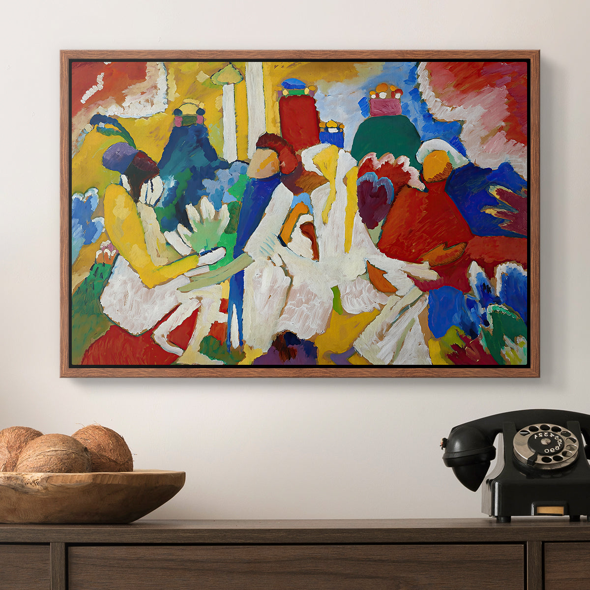 Oriental, 1909 - Floater Framed Canvas Print