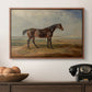 Dr. Syntax, a Bay Racehorse, Standing in a Coastal Landscape, an Estuary Beyond, c. 1820 - Floater Framed Canvas Print