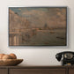 Somerset House Terrace from Waterloo Bridge, c. 1819 - Floater Framed Canvas Print