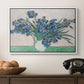 Irises, 1890 - Floater Framed Canvas Print