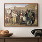 A Charlatan Selling Blacking in the Piazza Barberini in Rome, c. 1840-1849 - Floater Framed Canvas Print