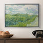 Green Wheat Field, Auvers, 1890 - Floater Framed Canvas Print