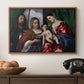 Madonna and Child with Saints Dorothy and George, c. 1516 - Floater Framed Canvas Print
