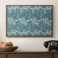 Tulip (Teal), 1875 - Floater Framed Canvas Print