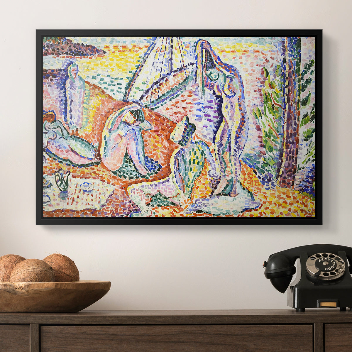 Luxe, Calme et Volupté, 1904 - Floater Framed Canvas Print