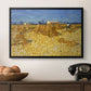 Wheat Field with Sheaves (Harvest in Provence), 1888 - Floater Framed Canvas Print