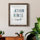 Lather Rinse Repeat - Premium Framed Print - Distressed Barnwood Frame - Ready to Hang