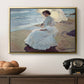 Clotilde on the Beach, 1904 - Floater Framed Canvas Print