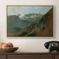 The Dachstein from the Plassen near Hallstatt, 1827 - Floater Framed Canvas Print