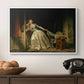 The Stolen Kiss (Le Baiser à la dérobée), c. 1788 - Floater Framed Canvas Print