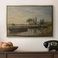 Barge below Flatford Lock, c. 1810 - Floater Framed Canvas Print