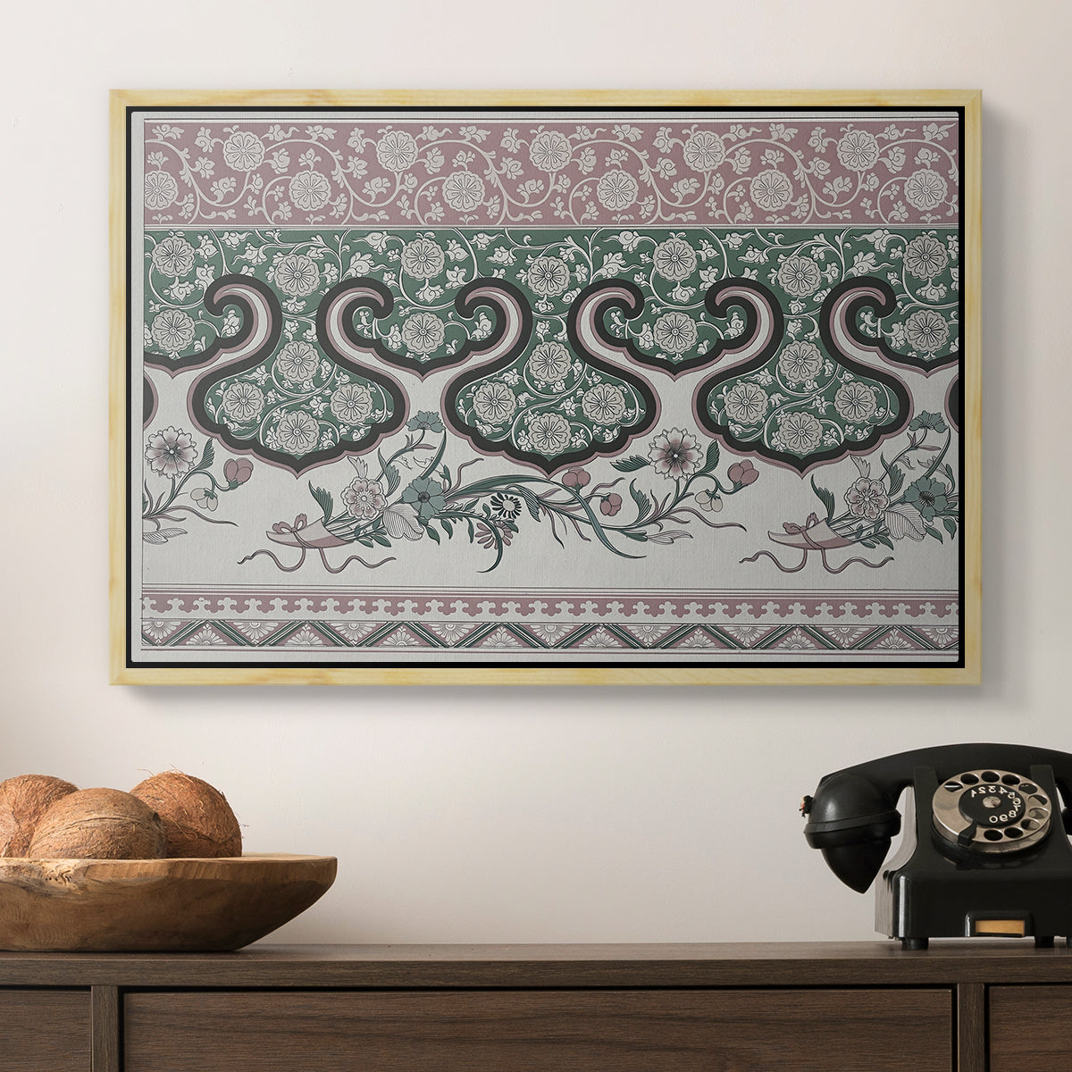 Examples of Chinese Ornament, Pl. LXXVI, 1867 - Floater Framed Canvas Print