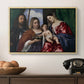 Madonna and Child with Saints Dorothy and George, c. 1516 - Floater Framed Canvas Print
