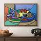 A Dog Named Picasso - Floater Framed Canvas Print