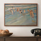 Children Playing on the Beach in Valencia, c. 1908 - Floater Framed Canvas Print